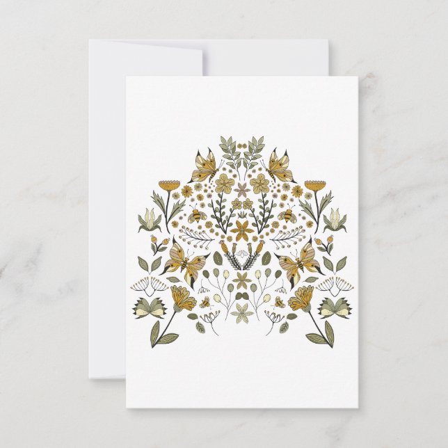 Invitación Summer Butterflies (Anverso)