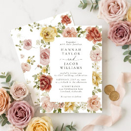 Invitación Summer Floral Wedding