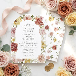 Invitación Summer Floral Wedding