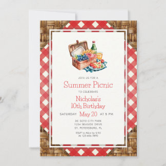 Invitación Summer Picnic