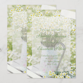 Invitación Summerfield Daisies Chamomile Flower Bridal Shower