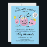 Invitación Summerween 21st Birthday Cocktail Fiesta<br><div class="desc">¿Te Freakin'Love Halloween? Entonces es hora de un Fiesta de Summerween. Celebra un cumpleaños especial con cócteles de verano y diversión de Halloween.</div>