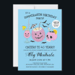 Invitación Summerween 40th Birthday Cocktail Fiesta<br><div class="desc">¿Te Freakin'Love Halloween? Entonces es hora de un Fiesta de Summerween. Celebra un cumpleaños especial con cócteles de verano y diversión de Halloween.</div>