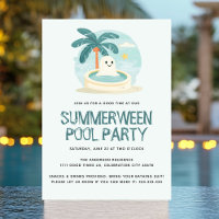 Summerween Summer Pool Garden Fiesta de Halloween