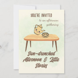 Invitación Sun-drenched Afternoon Invitation-Cozy Tea & Story
