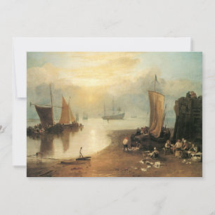 Invitación Sun naciente a través del vapor por Joseph Turner