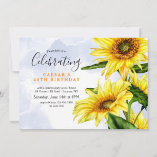 Invitación Sunflower