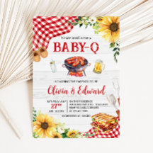 Sunflower BBQ Baby Shower