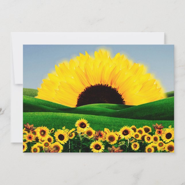 INVITACIÓN SUNFLOWER HILL (Anverso)