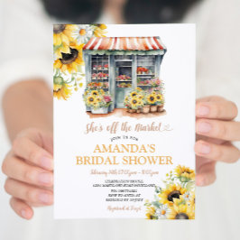 Invitación Sunflowers Está fuera de la ducha de novia en el m