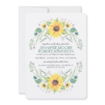 Sunflowers Rustic Country Wedding