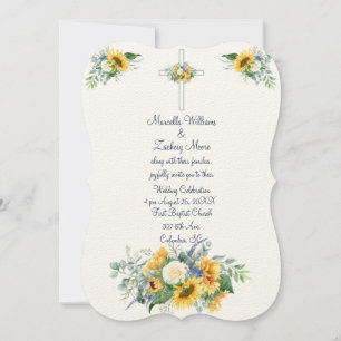 Invitación Sunflowers y Song of Solomon Invitation