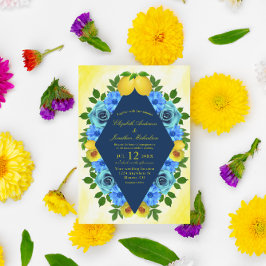 Invitación Sunny Lemon Floral Boda