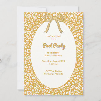 Invitación Sunset Ditzy Floral All-in-One