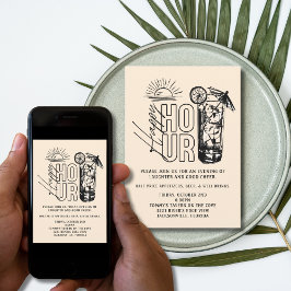 Invitación Sunset Happy Hour Invitation