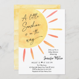 Invitación Sunshine Boho Baby Shower