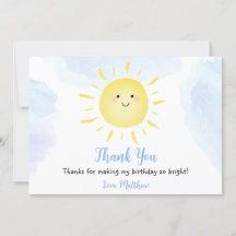 Sunshine Clouds Blue Birday Gracias