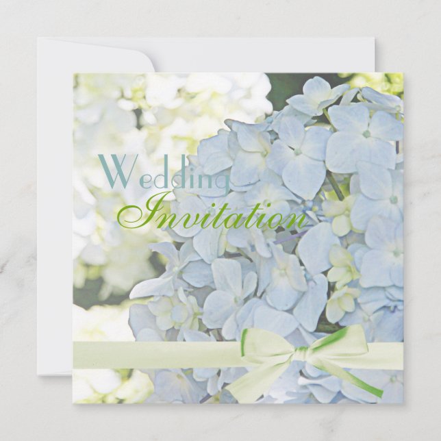 Invitación ©Sunshine Garden Hydrangeas Boda (Anverso)