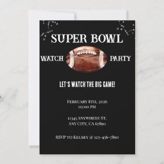 Invitación Super Bowl Invitation