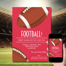 Super Fan Football Game Red Fiesta