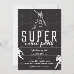 Invitación Super Partido de Fútbol Día de Deportes Fiesta de