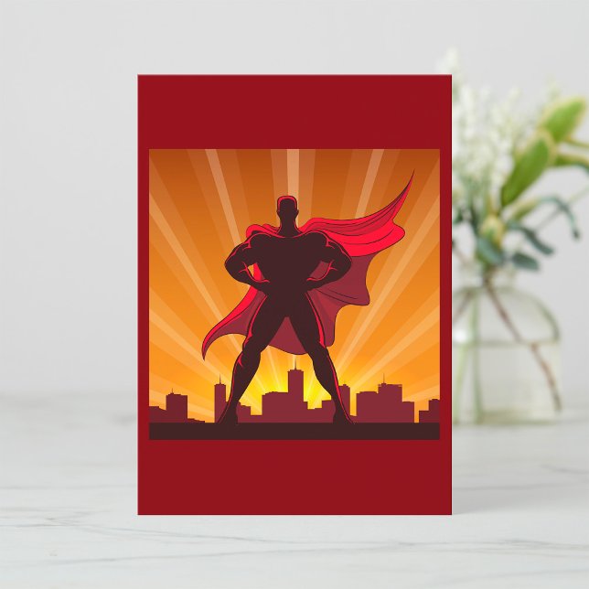 Invitación Superhéroe (Subido por el creador)