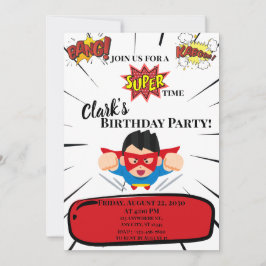 Invitación Superhéroe