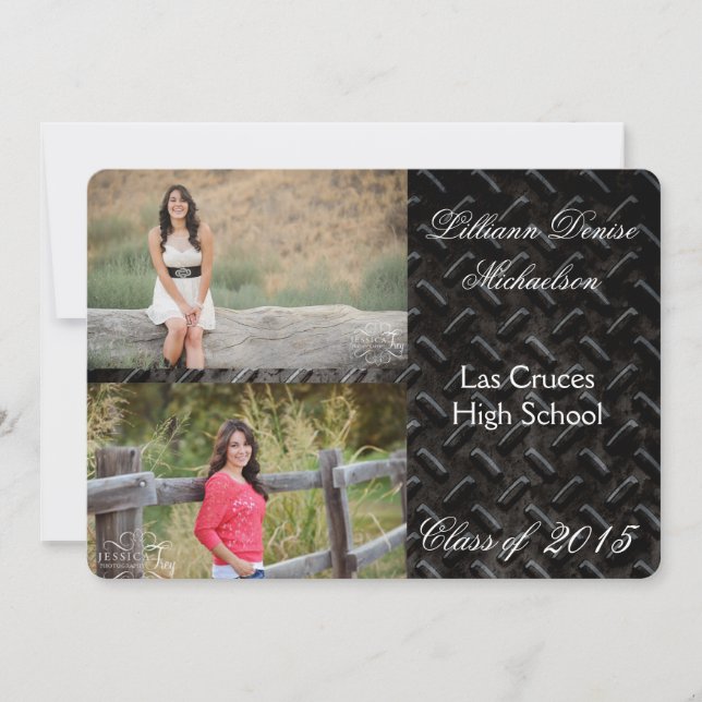 invitación superior de aluminio Metalizado de acer (Anverso)