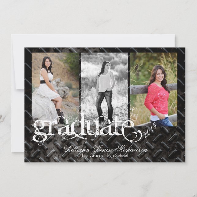 invitación superior de aluminio Metalizado de acer (Anverso)