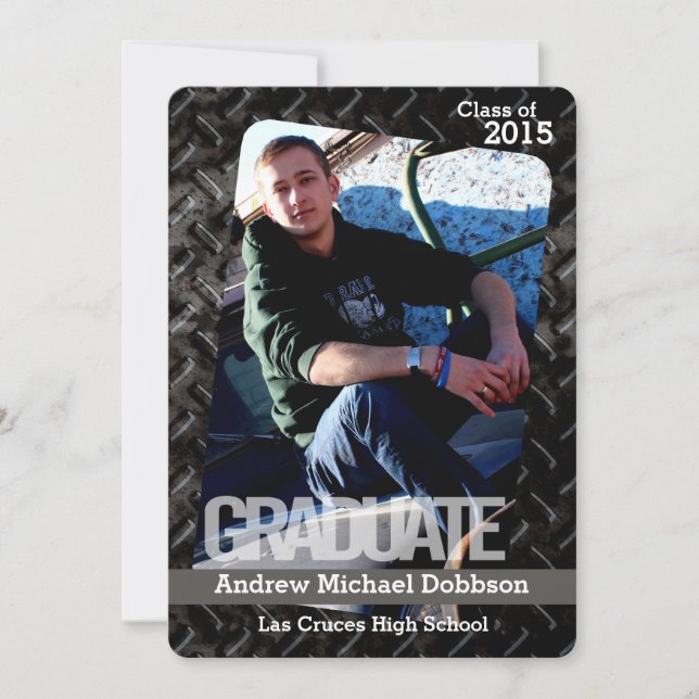 invitación superior de aluminio Metalizado de acer (Anverso)