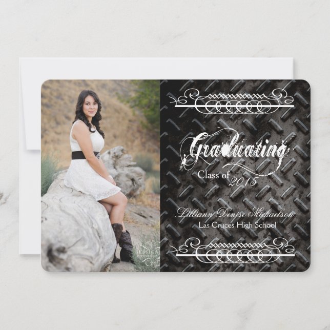 invitación superior de aluminio Metalizado de acer (Anverso)