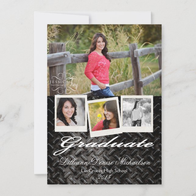 invitación superior de aluminio Metalizado de acer (Anverso)