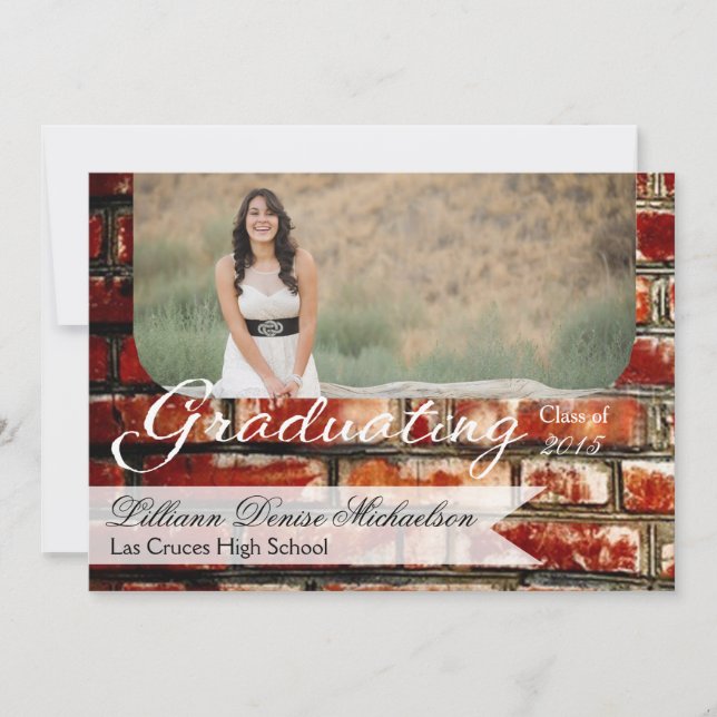 invitación superior del edificio de pared de ladri (Anverso)