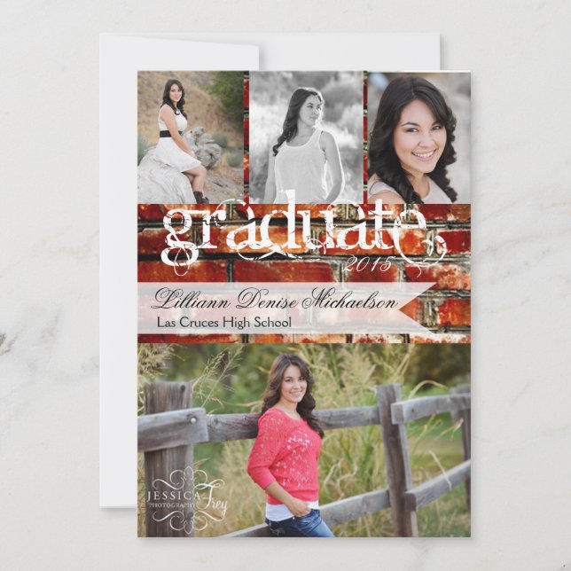 invitación superior del edificio de pared de ladri (Anverso)