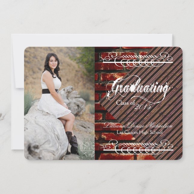 invitación superior del edificio de pared de ladri (Anverso)