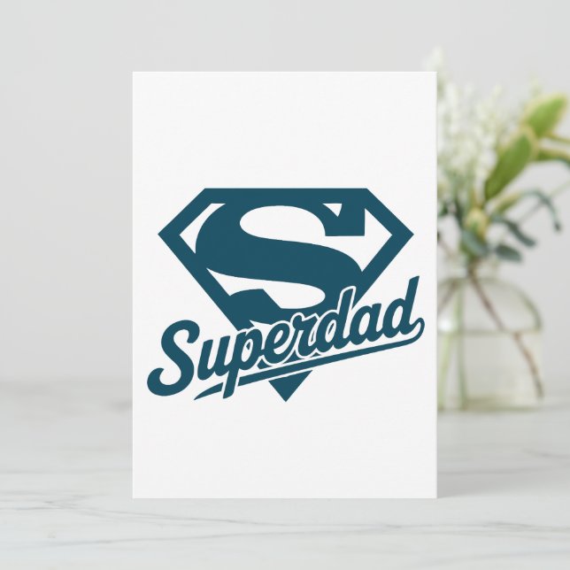 Invitación Superpapá  (Anverso de pie)