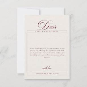 Invitación Superposición de fotografía de caligrafía clásica