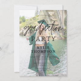 Invitación Superposición de fotos de caligrafía de escritura 