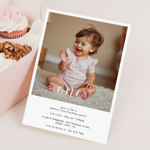 Invitación Superposición de guión moderno para la foto del pr