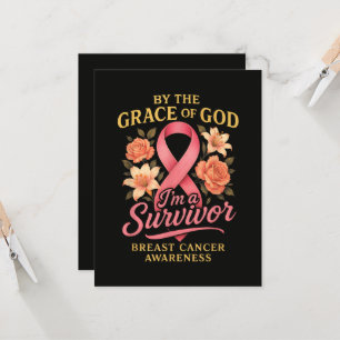 Invitación Superviviente de cáncer de mama por la gracia de D