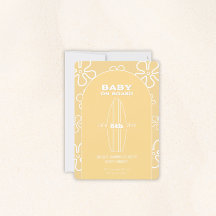 Surf Board Baby Shower - Personalizado Neutral de 