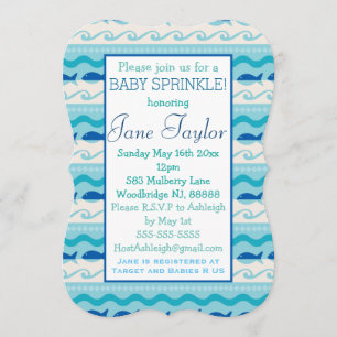 Invitación Surf 'N Fishis Nautical Baby Sprinkle