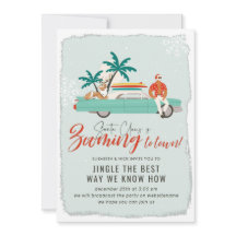 Surf Santa Claus | Fiesta de vacaciones de Navidad