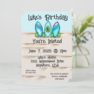 Invitación Surfboards Retro