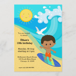 Invitación Surfer boy