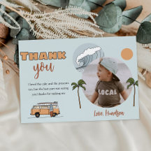 Surf's Up Birthday Photo You Card