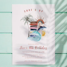 Surf's Up | Cumpleaños de la surf de verano retro