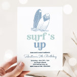 Invitación Surfs Up Moderno Surfboard Beach Birthday Party<br><div class="desc">Surfs Up Modern Surfboard Beach Birthday Party Invitación Todos los diseños son © PIXEL PERFECTION FIESTA LTD</div>