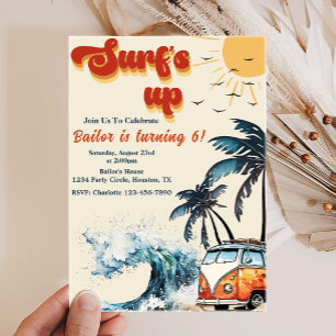 Invitación Surfs Up Sunshine Beach Birday