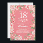 Invitación Surprise 18th Cumpleaños Boho Botánico Floral<br><div class="desc">Sorpresa 18 Años Boho Botánico Floral Pink Boho Invitación de cumpleaños. Para una mayor personalización,  haga clic en el botón "Personalizar" y utilice nuestra herramienta de diseño para modificar esta plantilla.</div>